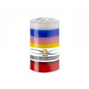 VELA 3 DIAS 7 COLORES