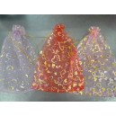 BOLSA ORGANZA 28X19 CON STAMPING DORADO