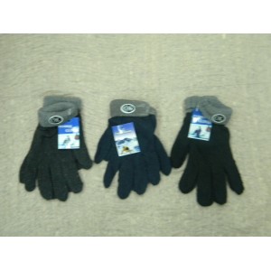 GUANTE TEJIDO  NEGRO CON GRIS OK
