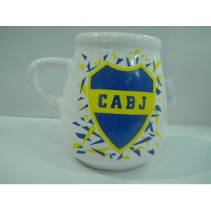 MATE CERAMICA BOCA JUNIORS