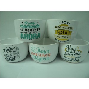 CONSOME CERAMICA CON FRASES