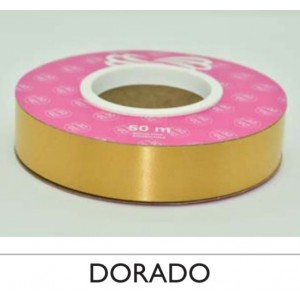 CINTA 2CM X 50MTS  DORADA