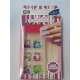 SET APLIQUES PARA UÑAS CON LIMA Y PALITO NARANJO