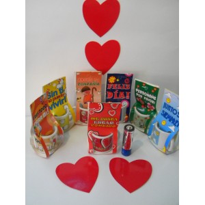 MINI TACITA EN PACK FRASES ENAMORADOS