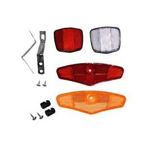KIT  OJO DE GATO DELANTERO Y TRASEOS P/BICI