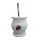 MATE FUTBOL RIVER  CON BOMBILLA