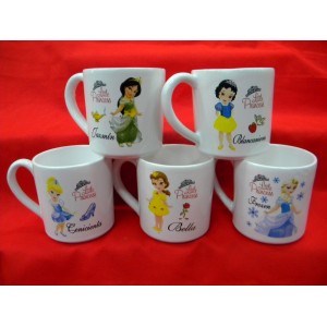 TAZA MUG PEQUE&Ntilde;AS PRINCESAS CERAMICA