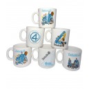 TAZA MUG CERAMICA LOS 4 FANTASTICOS