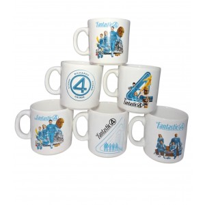 TAZA MUG CERAMICA LOS 4 FANTASTICOS