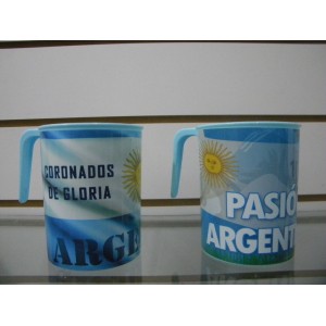 TAZA PLASTICA ARGENTINA- OFERTA- 