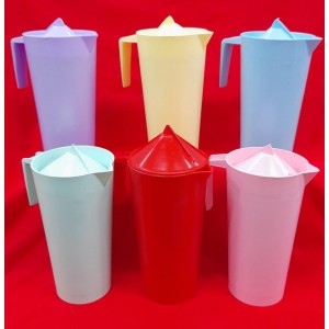 JARRA PLASTICA 1,125 LT COLOR- ROJAS
