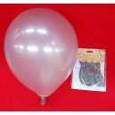 GLOBOS X5 PLATA 12" (30 CM)
