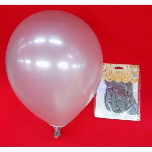 GLOBOS X5 PLATA 12" (30 CM)