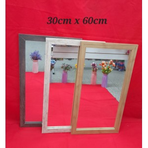 ESPEJO VINTAGE 30X60 MARCO MADERA