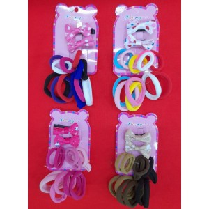 SET INFANTIL 12 COLITAS + PICOS CON MO&Ntilde;ITO