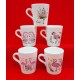TAZA CONICA FLAMENCOS
