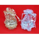 BOLSITA ORGANZA CON BASE CORAZON Y DIGE