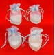 BOLSITA ORGANZA LISA CELESTE BASE CORAZON