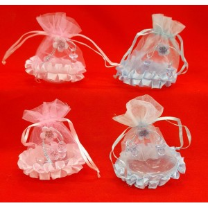 BOLSITA ORGANZA BASE TRANSP HUEVITO