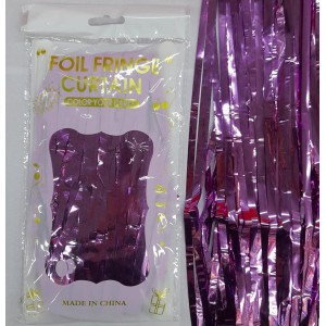 CORTINA 1X2MTS METALIZ. VIOLETA