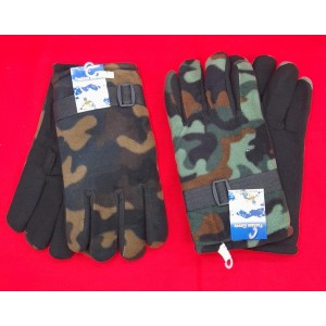 GUANTES MOTO POLAR CAMUFLADO