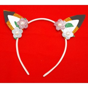 VINCHA INFANTIL CON OREJITAS DE GOMA EVA