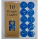 VELAS X 10U DE NOCHE AZULES