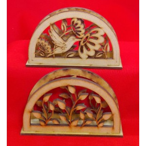 PORTA SERVILLETA MADERA CALADA