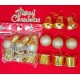 ADORNOS NAVIDEÑOS X 10 SURT. DORADOS