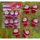 PAPA NOEL 5 CM ROJOS X 6U EN BOLSA