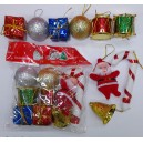  ADORNOS NAVIDE&Ntilde;OS X 9 SURTIDO COLOR