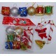  ADORNOS NAVIDEÑOS X 9 SURTIDO COLOR