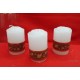 VELONCITO NAVIDEÑO 5 CM BLANCOS