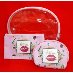 PORTA COSMETICOS  X3 U- 