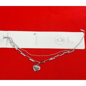 PULSERA ACERO DIGE CORAZON