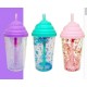 VASO 350CC GLITTERS TAPA HELADO Y SORBETE