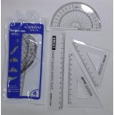  SET GEOMETRIA 4 PZAS 15 CM EN ESTUCHE
