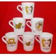 TAZA CONICA CERAMICA PERRO SALCHICHA