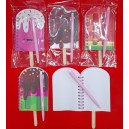 LIBRETA FORMA HELADO CON LAPICERA