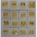 AROS ENCHAPADOS EN ORO EN ESTUCHE