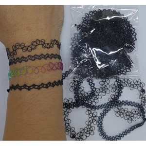 PULSERA TATOO X 12U EN BOLSITA