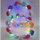 CORONA LUMINOSA FLORES GOMA EVA