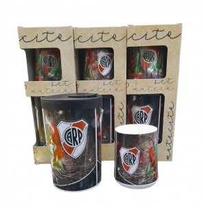 SET MATERO 2 PZAS MATE AMARGO RIVER