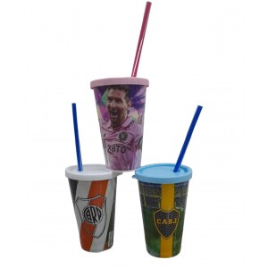 VASO PLASTICO FUTBOL 4400CC TAPA PLANA 