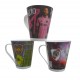 TAZA PLASTICA CONICA FUTBOL
