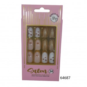 U&Ntilde;AS POSTIZAS DECORADAS EN CAJA