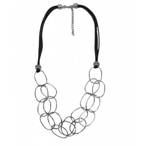 COLLAR CUERO Y ACERO