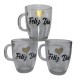 TAZA DE VIDRIO " FELIZ DIA"