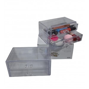 ORGANIZADOR ACRILICO 2 CAJONES  18X9 CM