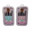 SET PINCELES X 5 PARA MAQUILLAJE EN ESTUCHE